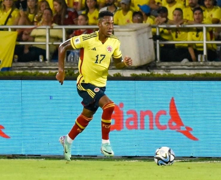 Cristian Borja con la Selección de Colombia