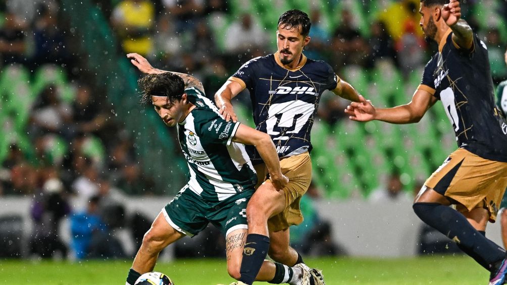 Pumas y Santos dividen puntos