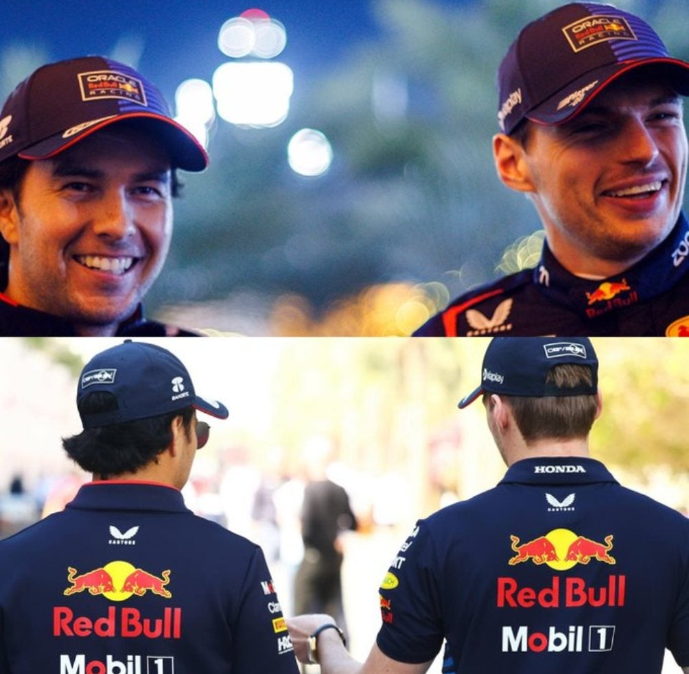 Checo Pérez y Max Verstappen