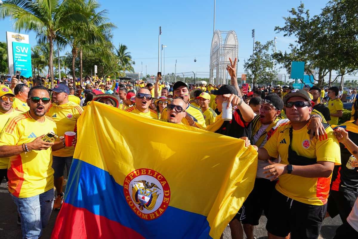 La afición colombiana nuevamente generó polémica 