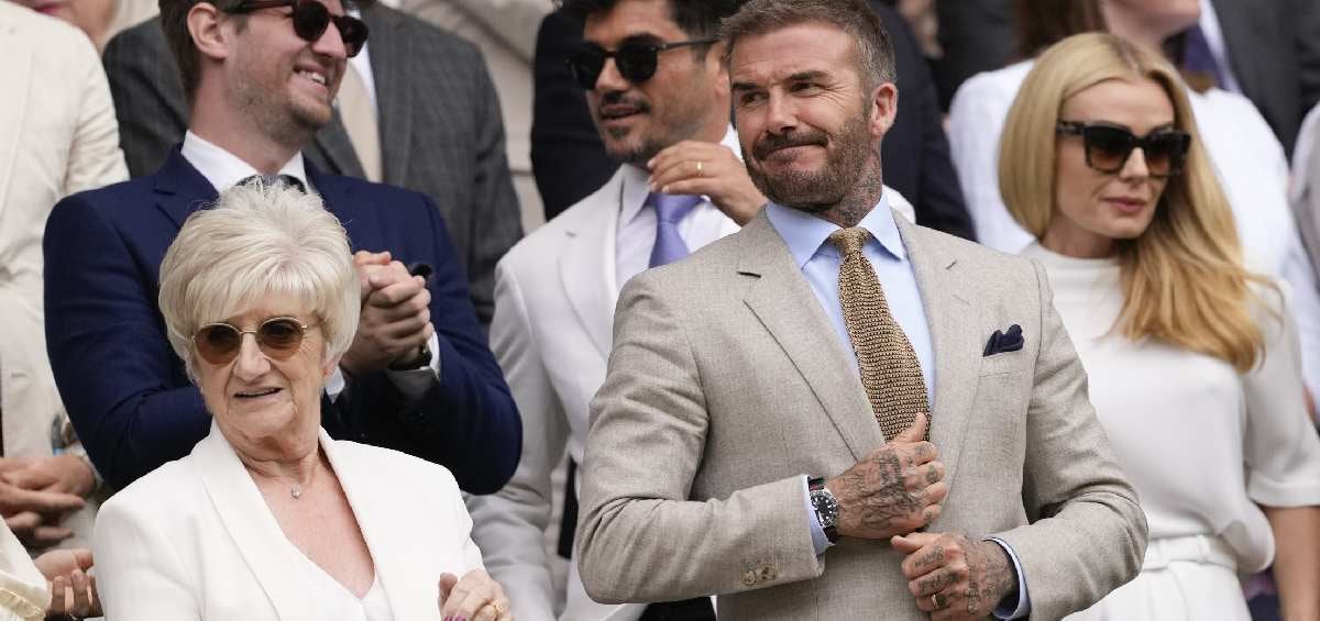 David Beckham en Wimbledon