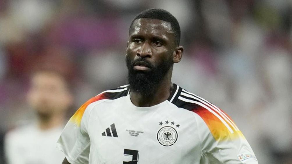 Rudiger marcó un autogol en la Eurocopa