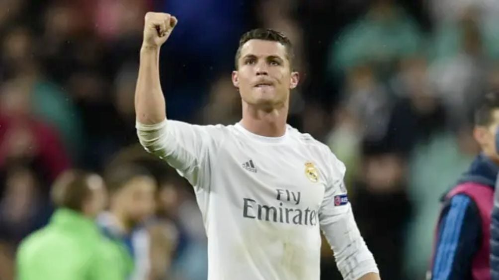 Cristiano Ronaldo celebra con el Madrid