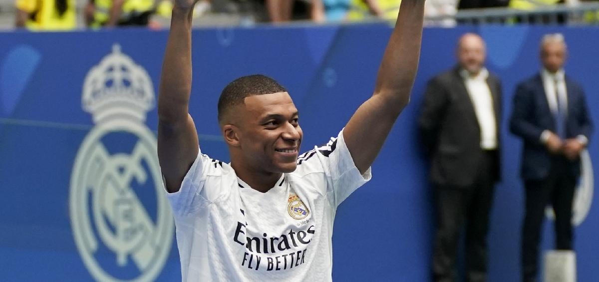 Kylian con Real Madrid 