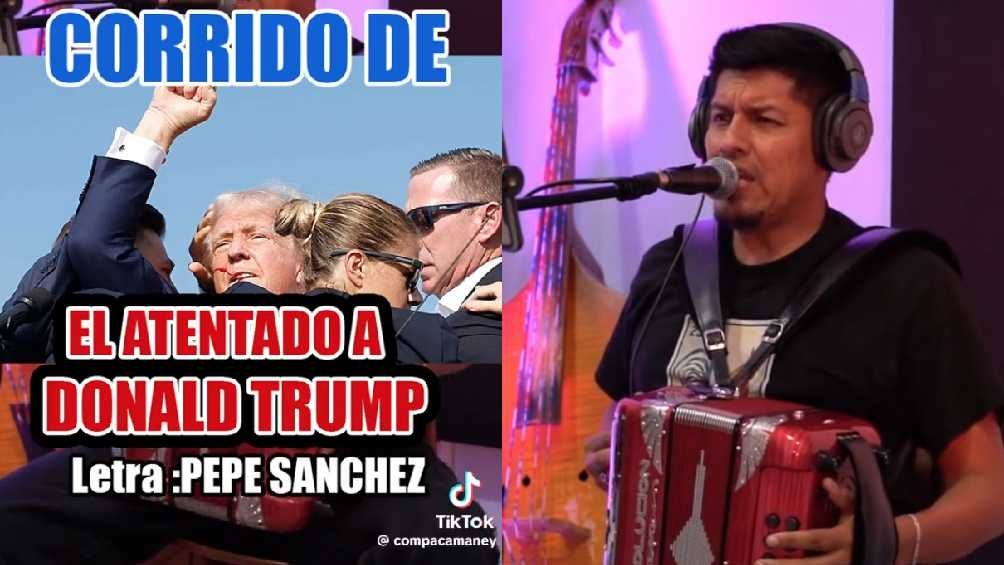 La letra es de José 'Pepe' Sánchez y Compa Camaney canta el corrido. 