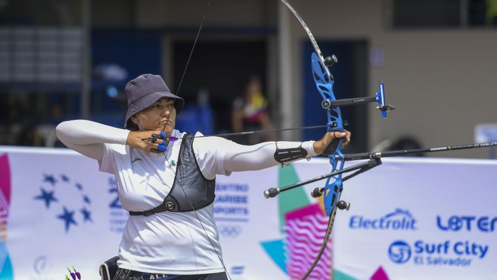 Alejandra Valencia en una competencia