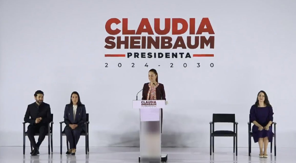 Claudia Sheinbaum presentó otra parte de su gabinete en el Museo Interactivo de Economía.