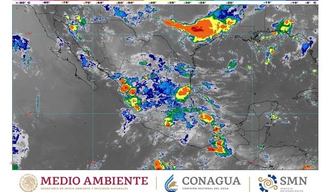 En todo el país hay formaciones de nubes que mantendrá un clima de caluroso a fresco.