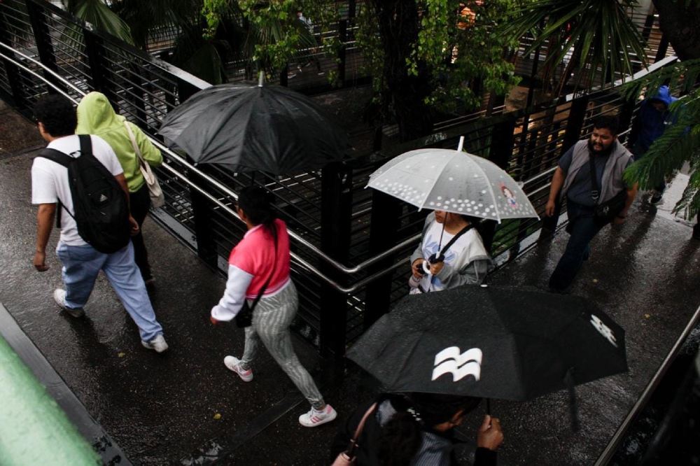 Por la tarde es cuando las lluvias pegen más fuertes.