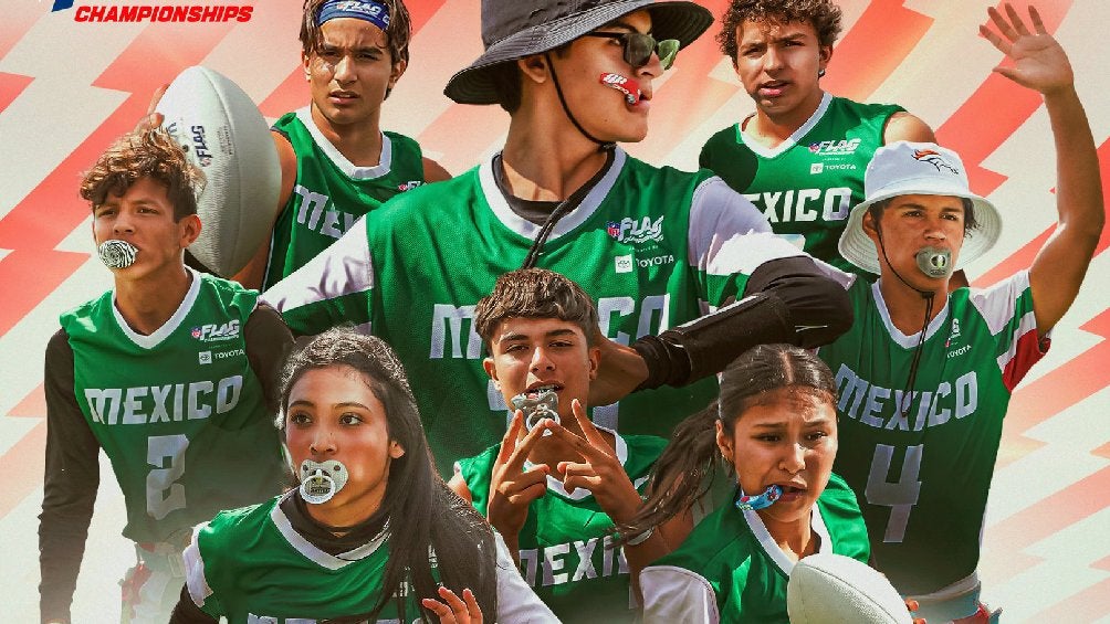 México campeón en el Flag Football