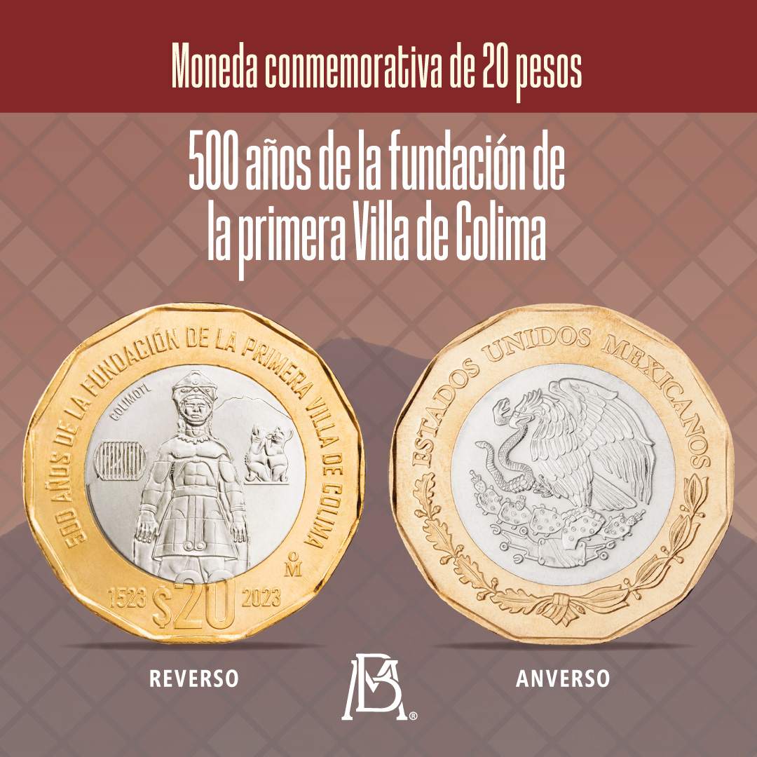 Esta moneda fue acuñada por la Casa de Moneda de México.