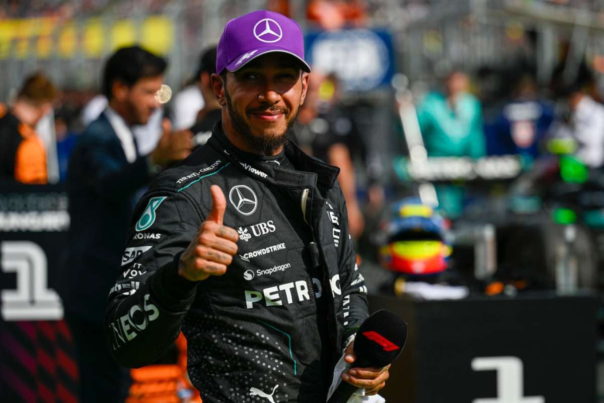 Hamilton llegó en tercer lugar 