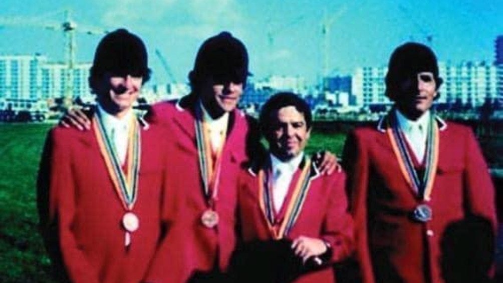 Equipo mexicano de equitación en Moscú 1986