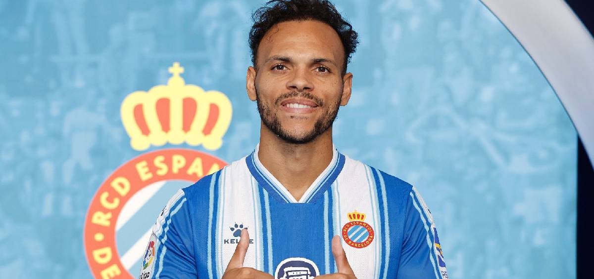 Martin Braithwaite con el Espanyol