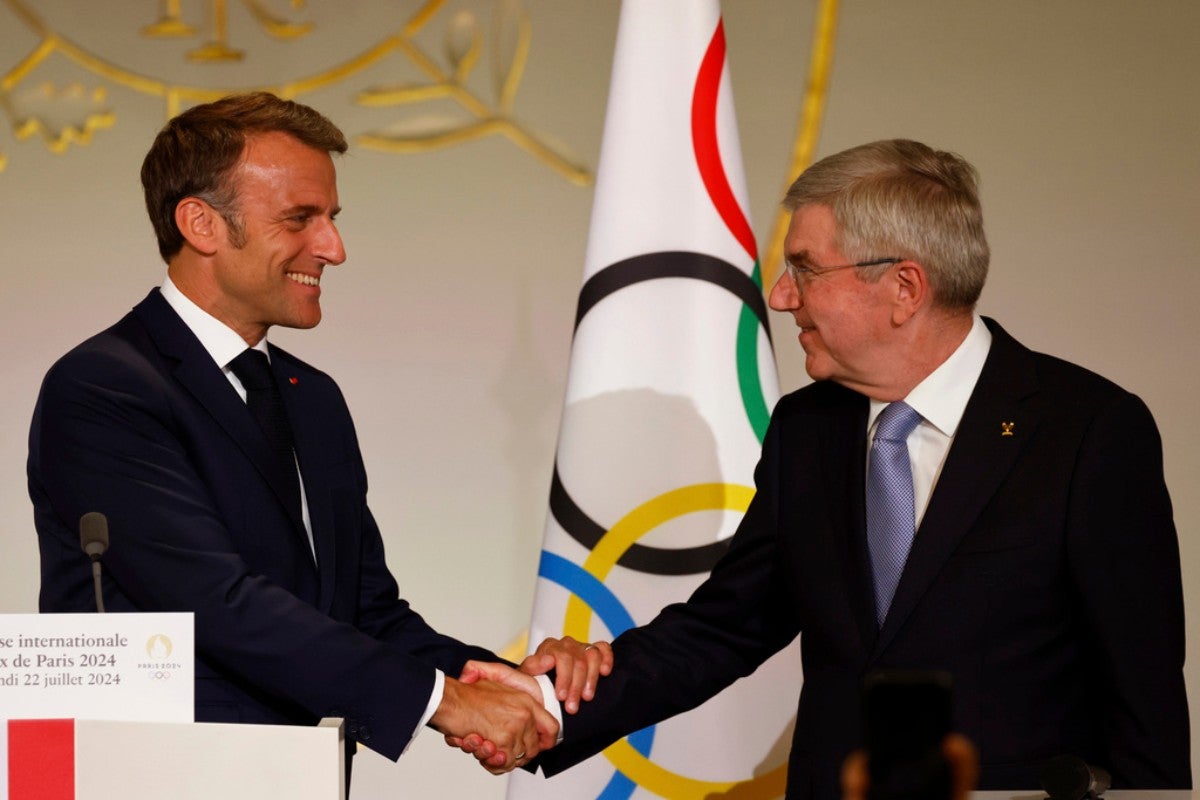 El presidente de Francia en conferencia 