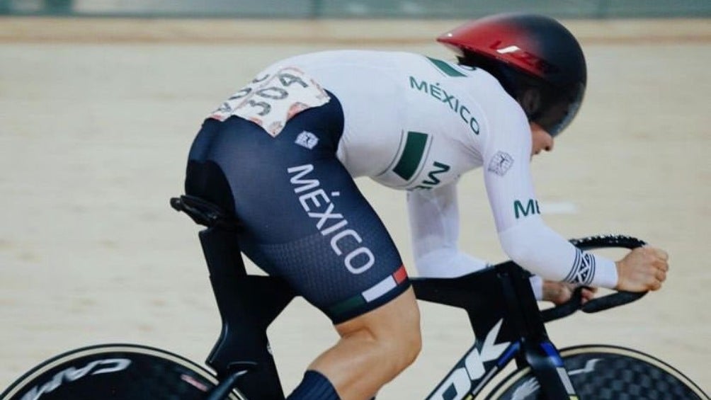 Daniela Gaxiola, ciclista de pista