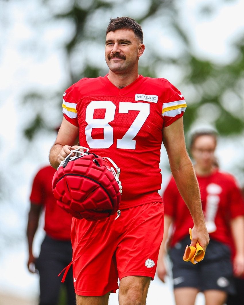 Travis Kelce y su cambio de look