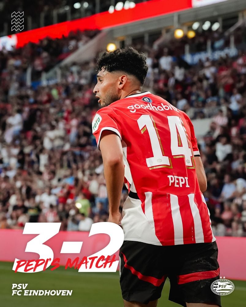 Resultado del PSV vs FC Eindhoven