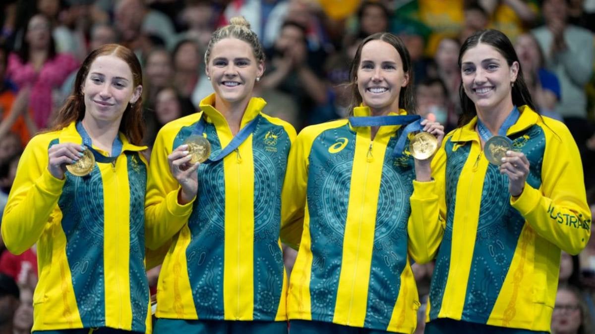 El equipo de natación de Australia superó su propia marca