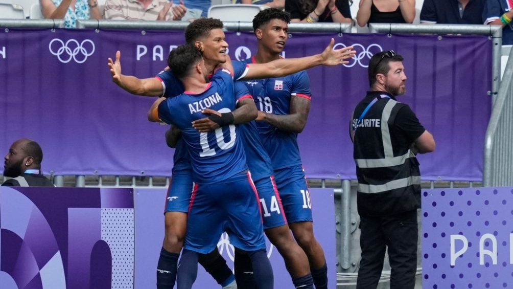 República Dominicana festeja su primer gol en JJOO