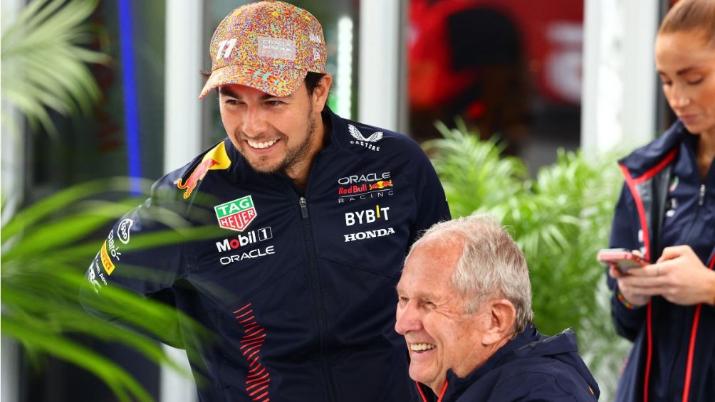 Marko junto a Checo Pérez