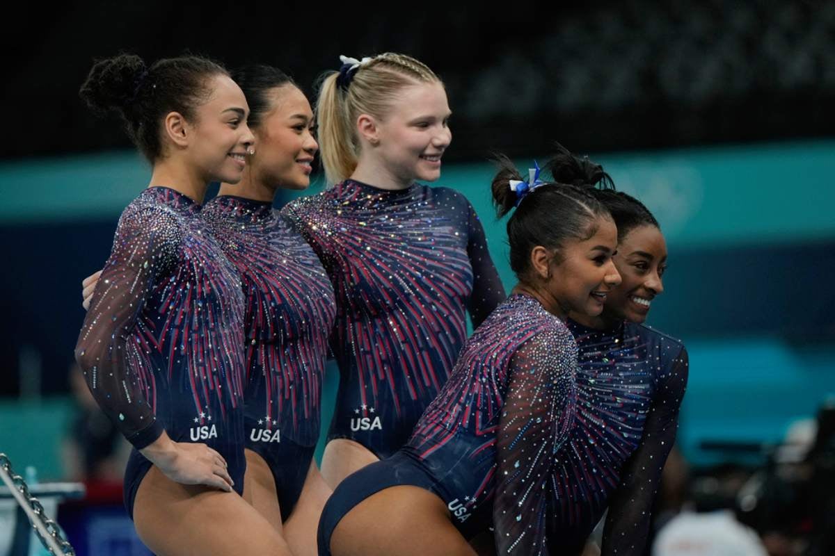 Biles es una de las gimnastas de mayor edad 