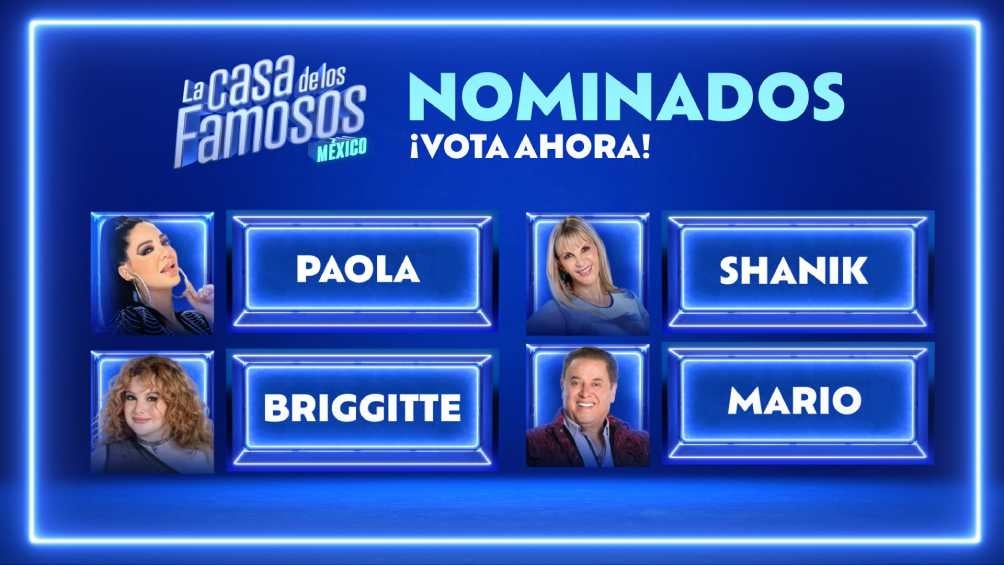 Estos son los cuatro nominados para la primera gala de eliminación. 