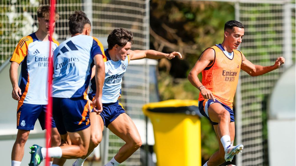 El cuadro merengue en entrenamiento de pretemporada