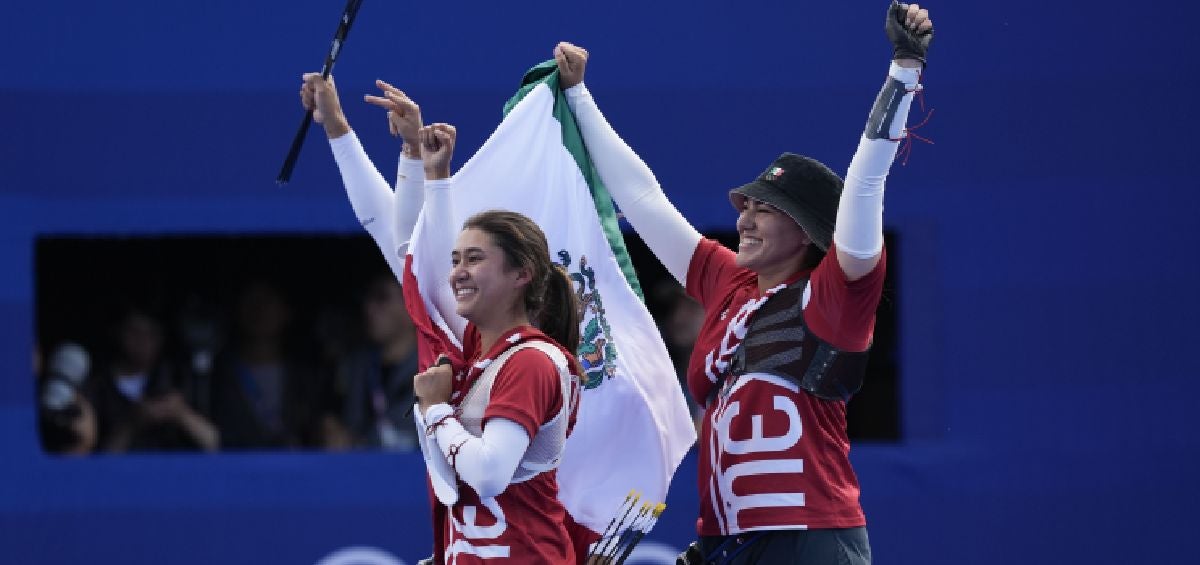 Tiro con arco en su obtención de la medalla de bronce 