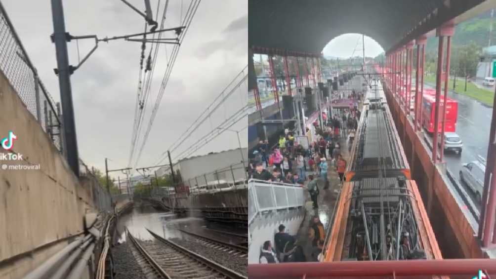 El servicio de la Línea A se suspendió por las lluvias. 