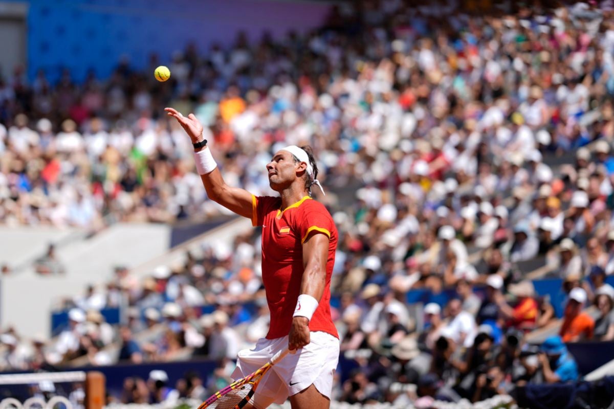 Nadal en partido vs Nole 