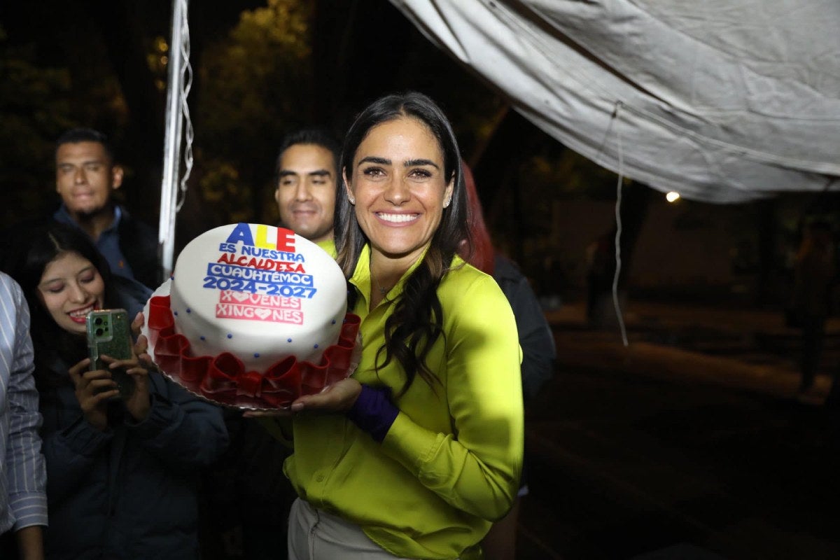 Alessandra fue la candidata que sufrió un atentado a días de los comicios.