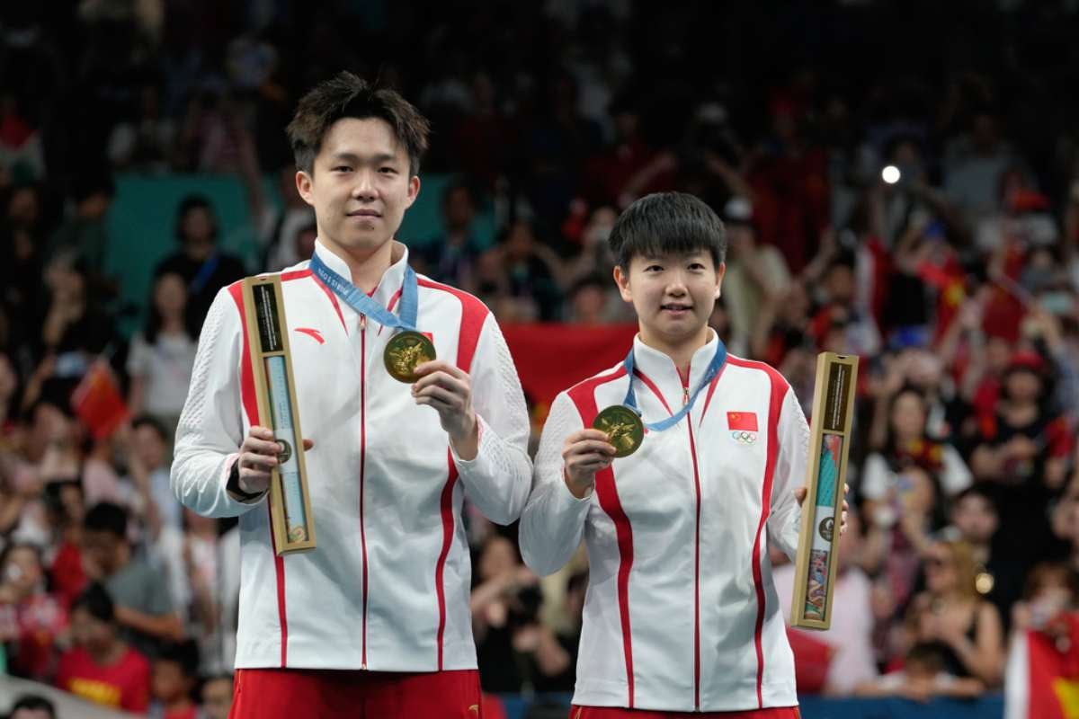 La pareja china se llevó de oro en París 2024