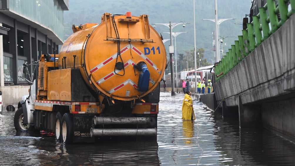 Los encharcamientos e inundaciones son consecuencia de las lluvias. 