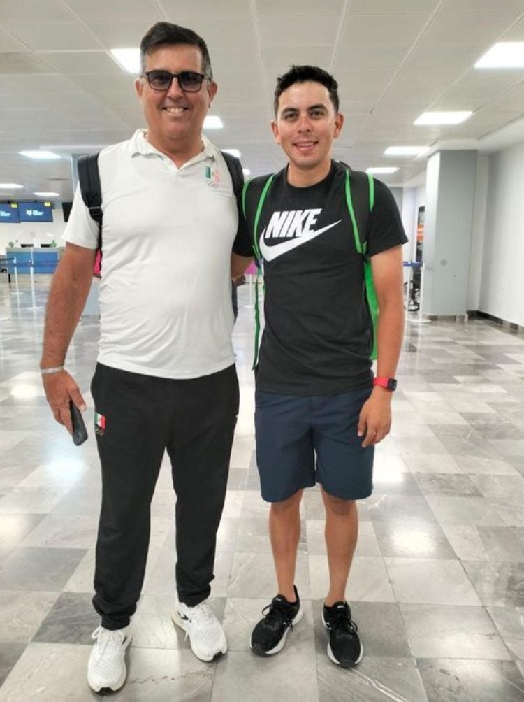 Ricardo Peña antes de su viaje a París 2024