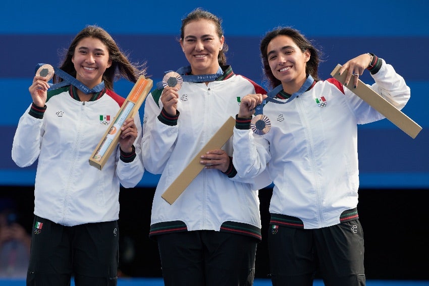 Tiro con Arco por Equipo Femenil ganó bronce en París 2024