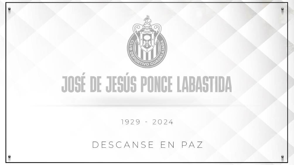 Fallece José de Jesús Ponce leyenda de Chivas