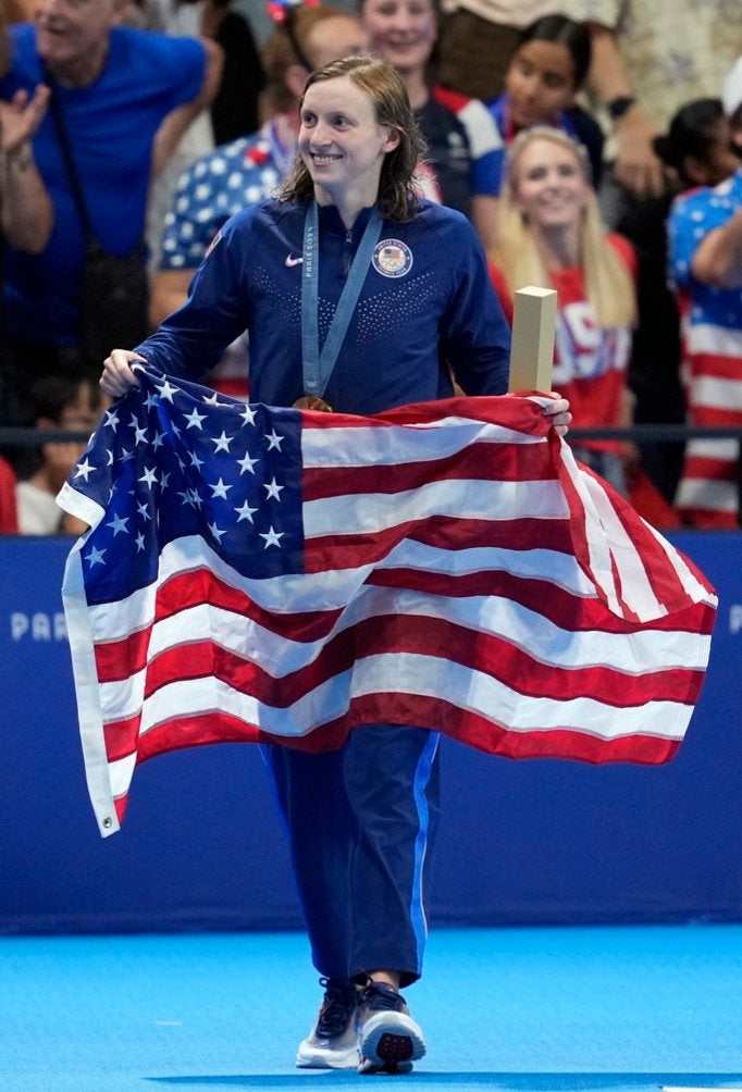 Ledecky: la mujer estadounidense más condecorada