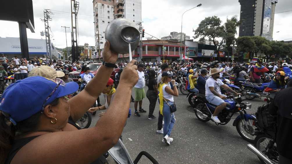 Los venezolanos aseguran que hubo fraude electoral. 