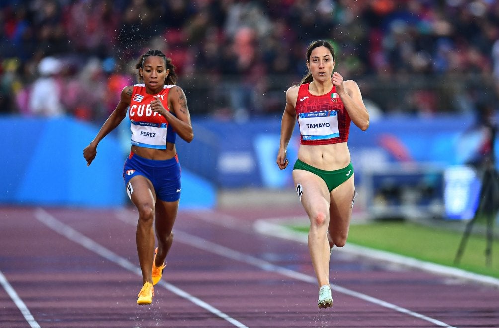 Cecilia Tamayo en competencia