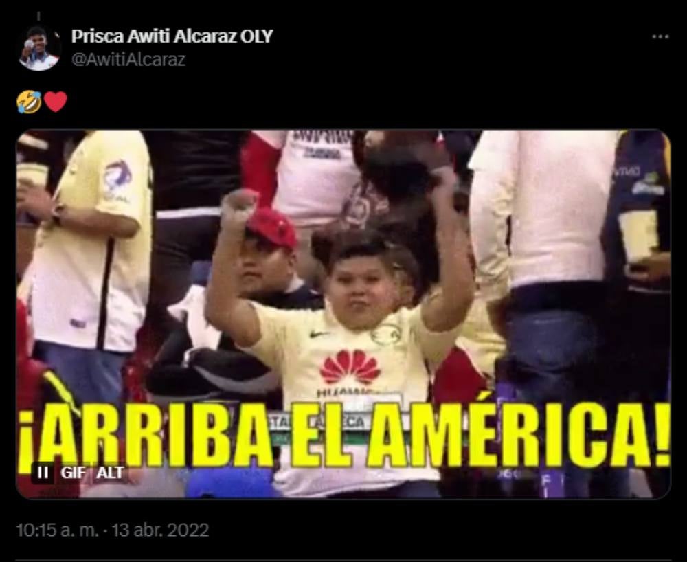 La redes revelaron que Prisca es fan del América