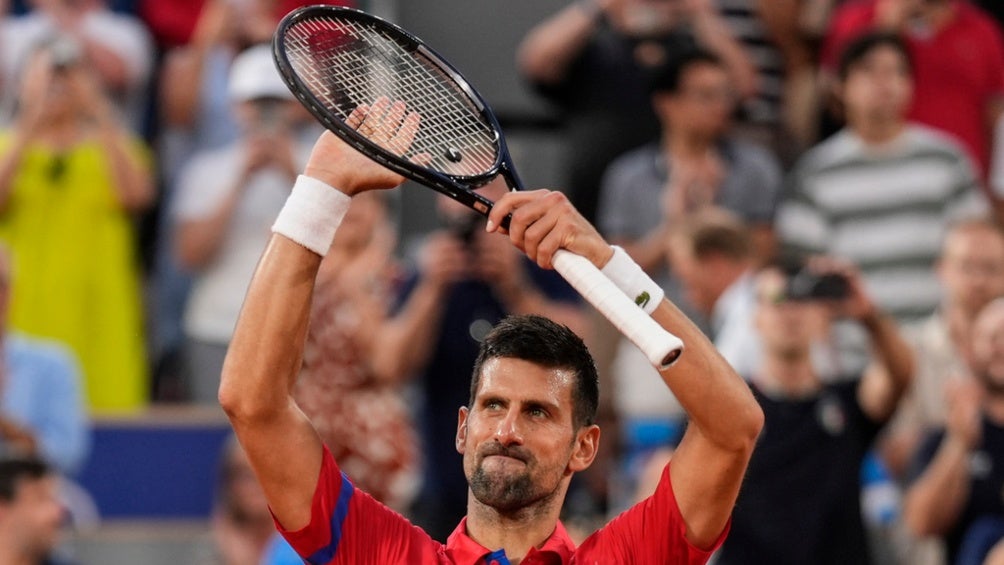 Djokovic previo a su duelo con Alcaraz por el oro olímpico