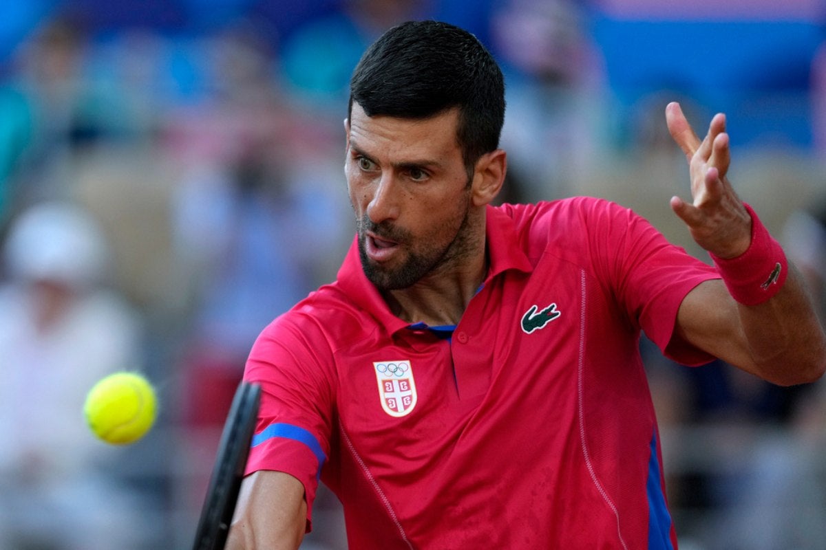 Novak en partido 