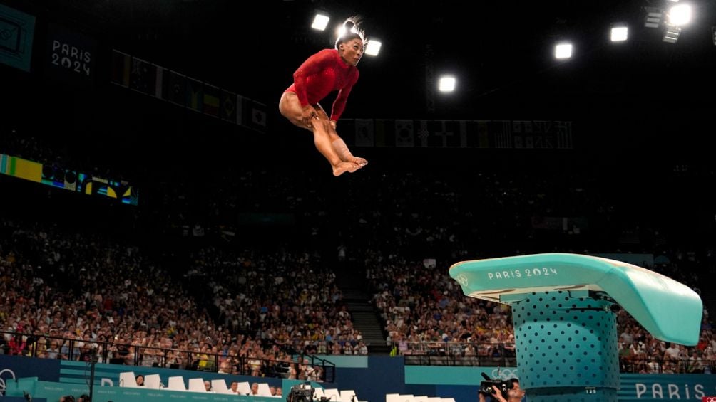 Simone Biles en competencia