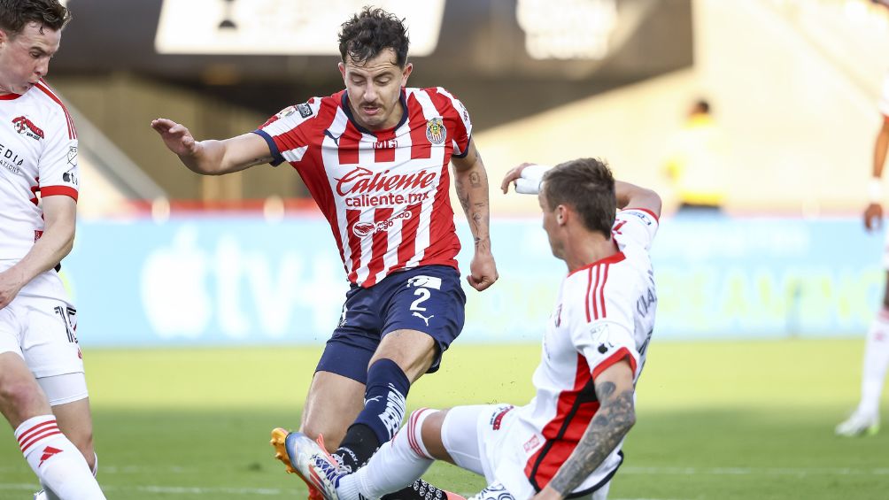 Mozo en el primer partido de la Leagues Cup