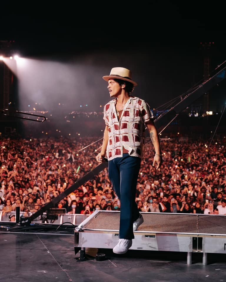 Bruno Mars empieza su serie de conciertos este jueves 8 de agosto.