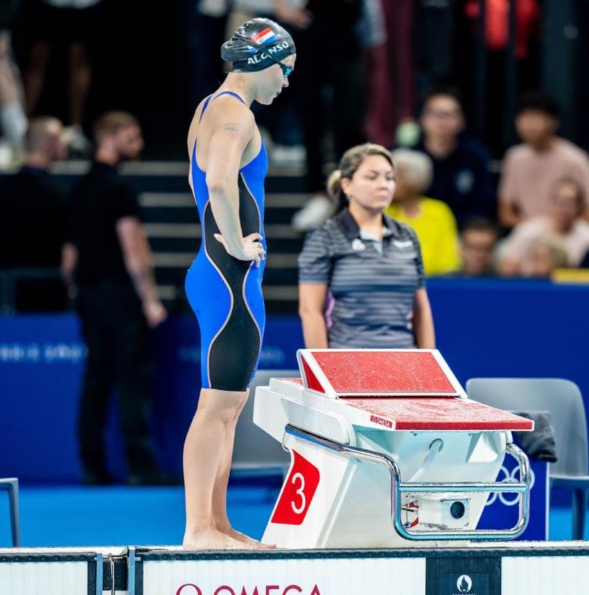 Luana Alonso en competición en París 2024