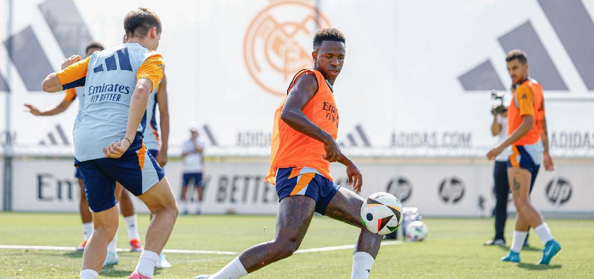 Entrenamiento del Real Madrid 