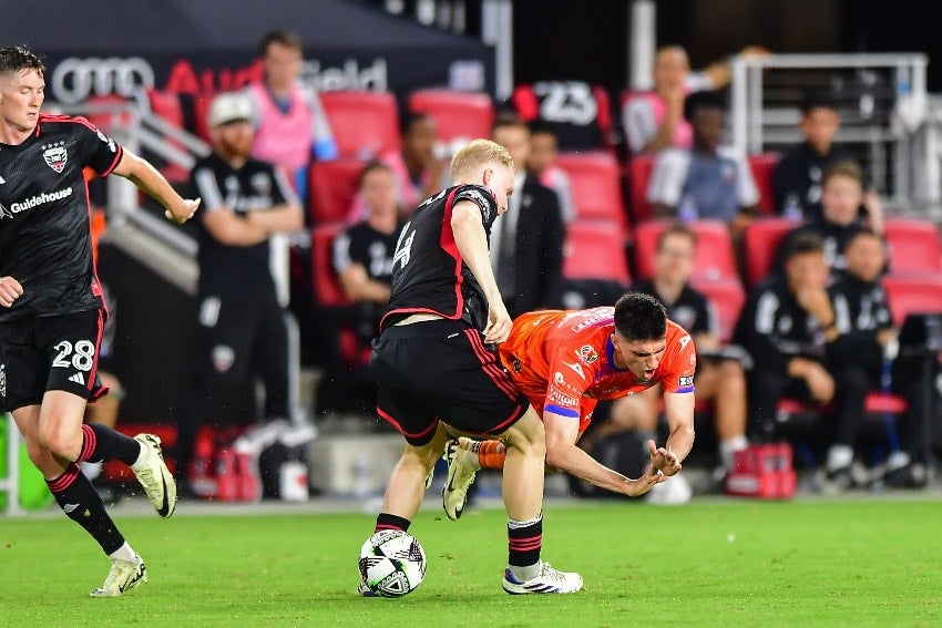 Gustavo del Prete en el juevo vs DC United