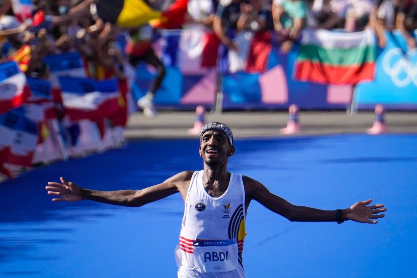 Bashir Abdi, plata en Maratón en París 2024